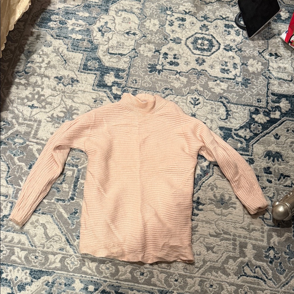 1. State Women's Sweater in Soft Pink
